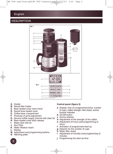 krups coffee maker user manual|krups coffee maker instructions.